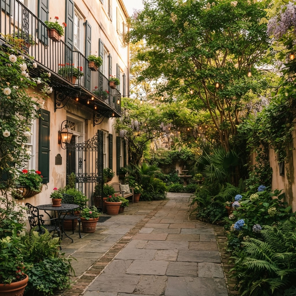 Rainbow Row Townhouse in South of Broad, Charleston