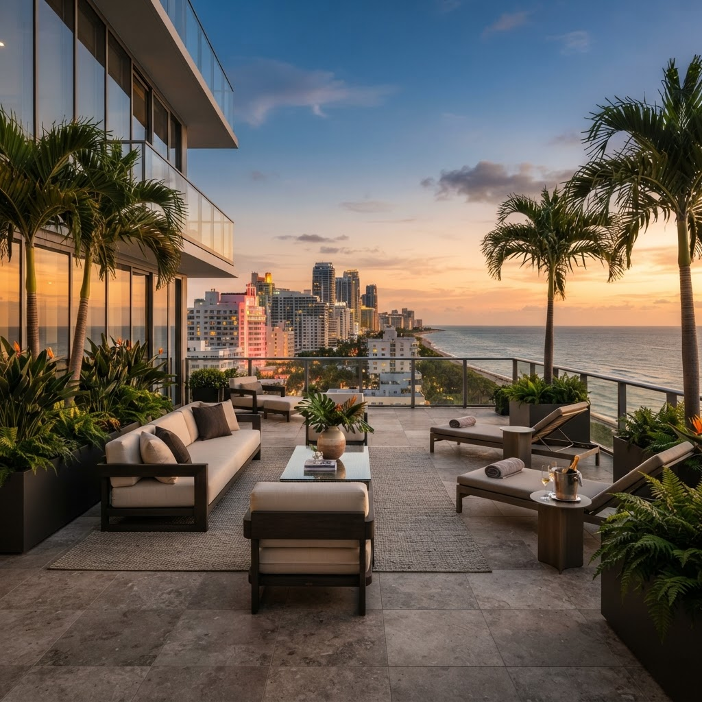 South Beach Penthouse in South Beach, Miami